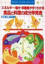 【中古】 エネルギー・塩分・栄養素がすぐわかる食品と料理の成分早見表 すこやかクッキングシリーズ220/主婦の友社【編】