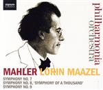 【中古】 【輸入盤】Mahler:Symphony NO.7, NO.8 Symphony of a Thousand, NO.9(6CD)/ロリン・マゼール/フィルハーモニア管弦楽団