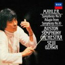 【中古】 マーラー:交響曲第9番&第10番「アダージョ」(2Blu−spec CD2)/小澤征爾,ボストン交響楽団