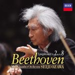 【中古】 ベートーヴェン:交響曲第2番・第8番(Blu−spec CD2)/小澤征爾,水戸室内管弦楽団,会田莉凡,安芸晶子,植村太郎,荻原尚子,小栗まち絵,久保田巧
