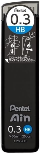 ڤƤ Ain  㡼ץڥ󥷥ؿ 0.3mm HB C283-HB ֥å 25  ɮ ե ץ쥼   ´...