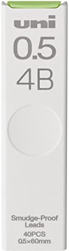 三菱鉛筆 シャープ替芯 ユニ 0.5mm 4B UL-S-0.5-40 スマッジプルーフ製法 汚れにくい 濃くなめらか 日..