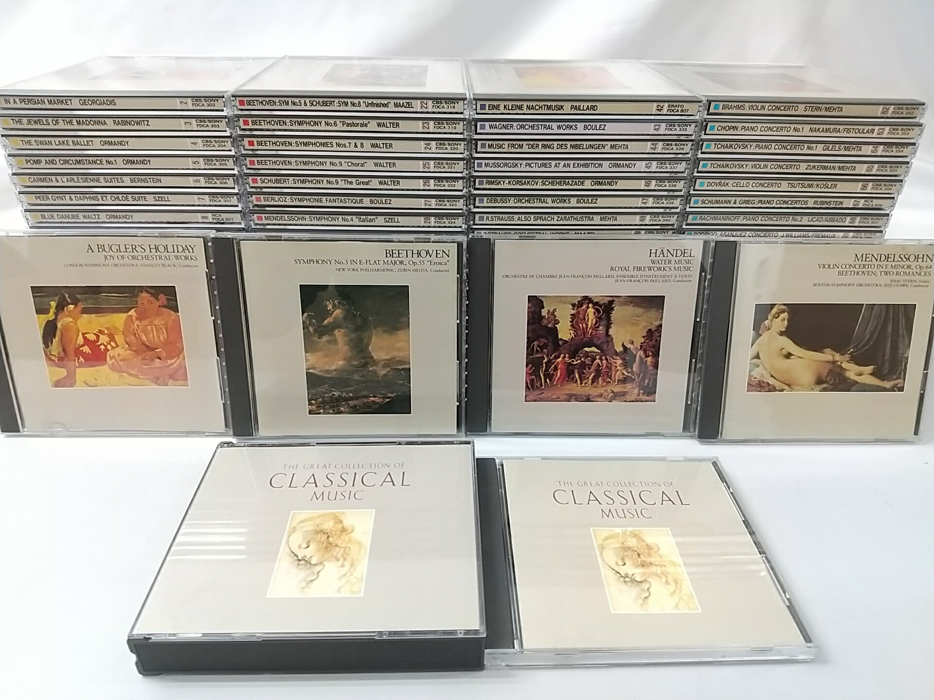 【一部欠品あり】The Great Collection of Classical Music Vol.1～80 音の索引セット
