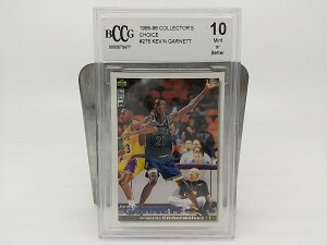 【BCCG 10 Mint or Better】アッパーデック NBAカード Kevin Garnett 1995-96 Collector's Choice ケビン・ガーネット ミネソタ・ティンバーウルブズ K.G Big Ticket UPPERDECK