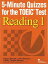 5minute quizzes for the TOEIC test read 1TOEIC5ʬ֥ɥ꡼ǥ