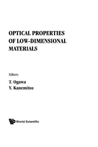 Optical Properties Of Low-Dimensional Materials ペーパーバック Ogawa， T
