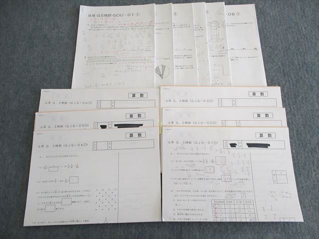 SAPIX 小6 サピックス GS特訓 算数 【計12回分】 2022 012m2C