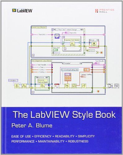LabVIEW Style Book The Blume Peter A.