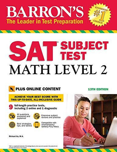 SAT Subject Test: Math Level 2 with Online Tests (Barron&#039;s Test Prep) [ペーパーバック] Ku M.A.， Richard