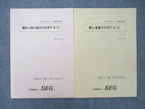 SEG (科学的教育グループ) 高2化学 電気と酸化還元の化学/酸と塩基の化学FG/H テキスト 夏期 計2冊 008m0D