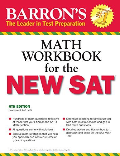 Barron&#039;s Math Workbook for the NEW SAT [ペーパーバック] Leff M.S.， Lawrence S.