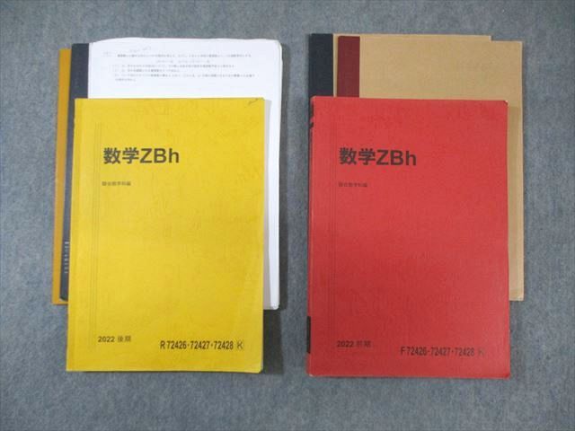 駿台 国公立大学理系 数学ZBh テキスト通年セット 2022 計2冊 青木秀紀 ☆ 040M0D