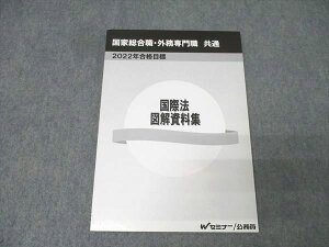 Wセミナー 公務員試験 国家総合職・外務専門職 共通 国際法図解資料集 2022年合格目標 状態良 010m4B