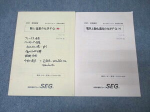 SEG (科学的教育グループ) 高2化学FG/H 酸と塩基の化学/電気と酸化還元の化学FG/H テキストセット 2020 夏期 計2冊 010m0C