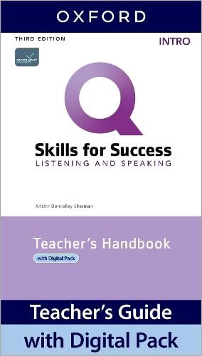 Q: Skills for Success: Intro Level: Listening and Speaking Teacher's Handbook with Teacher's Access Card [ペーパーバック] Oxford