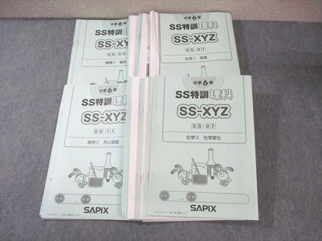 SAPIX 小6 サピックス SS特訓 理科 【全11回分フルセット】 2021 ☆ 035M2D