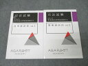 アガルートアカデミー 司法試験 短答過去問解説講座II 刑事訴訟法 vol.1/2 2025年合格目標セット 未使用 計2冊 ☆ 052M4D
