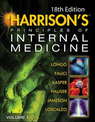 Harrison's Principles of Internal MedicineC18th Edition (2-volume set) LongoCDanA FauciCAnthonyA KasperCDennisA HauserCStep