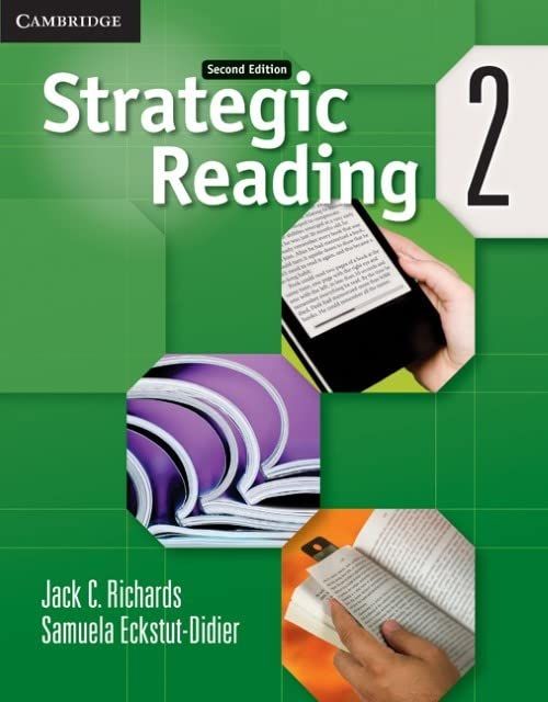 Strategic Reading Level 2 Student&#039;s Book [ペーパーバック] Richards，Jack C.; Eckstut-Didier，Samuela