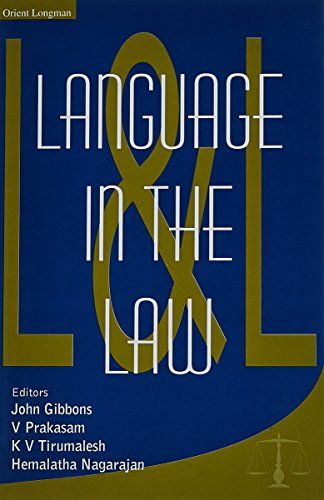 Language in the Law Gibbons，John; Prakasam，V.