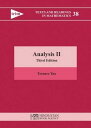 Analysis II: Third Edition (Texts and Readings in Mathematics) Tao，Terence