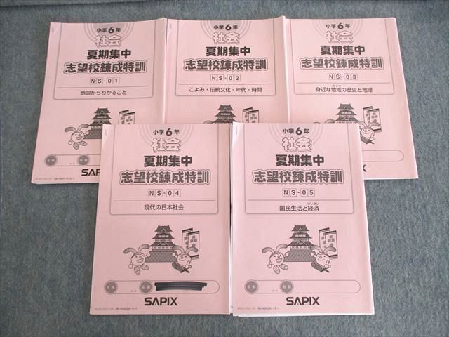 SAPIX ��6 ���ԥå��� �Ҳ� ��˾��ϣ���÷� �ڷ�5��ʬ�� 2022 014m2C