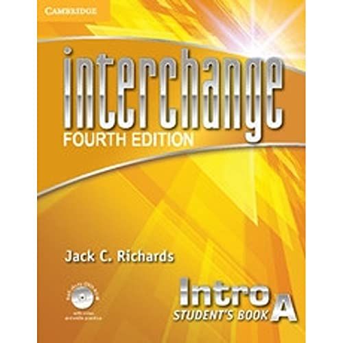 Interchange Intro Student's Book A with Self-study DVD-ROM， Intro A. 4th ed. (Interchange Fourt..