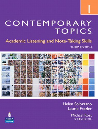 Contemporary Topics Level 1 (3E) Student Book [ペーパーバック] Solorzano， Helen; Frazier， Laurie