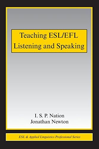 Teaching ESL/EFL Listening and Speaking (ESL &amp; Applied Linguistics Professional Series) [ペーパーバック] Nation， I.S.P.