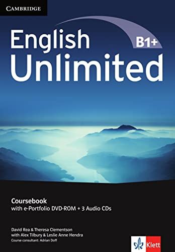 English Unlimited B1+ -Intermediate / Coursebook with e-Portfolio DVD-ROM + 3 Audio-CDs [ペーパ..