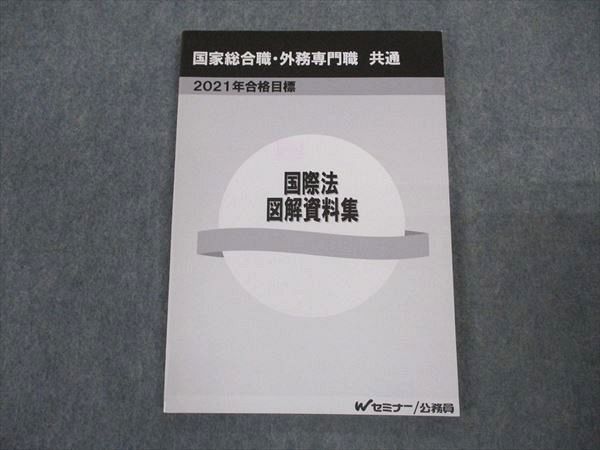 VV05-039 TAC 公務員試験 Wセミナー 国家総合職 外務専門職 共通 国際法 図解資料集 2021年合格目標 未使用 08m4C