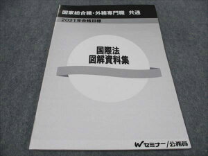 WF94-026 TAC 公務員試験 国家総合職/外務専門職共通 Wセミナー 国際法図解資料集 2021年合格目標 状態良い 08m4C