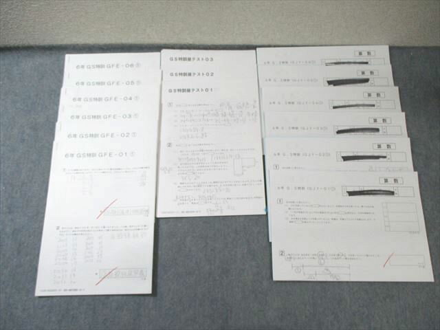 SAPIX 小6 サピックス フェリスコース GS特訓 算数 【計15回分】 015m2D