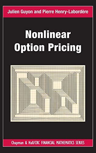 Nonlinear Option Pricing (Chapman and Hall/CRC Financial Mathematics Series)