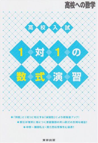 高校入試1対1の数式演習 (高校への数学)