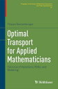 Optimal Transport for Applied Mathematicians: Calculus of Variations， PDEs， and Modeling (Progress in Nonlinear Differential Eq