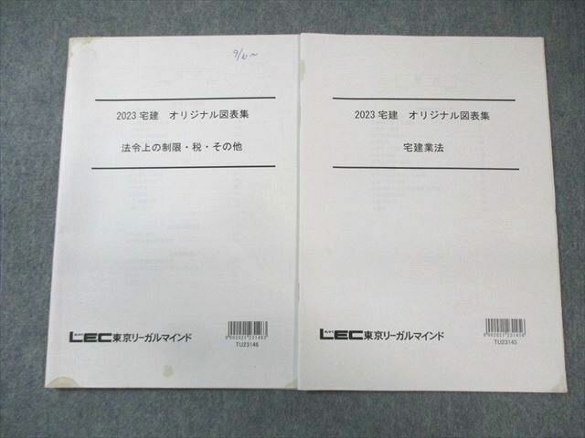 LEC 宅建 オリジナル図表集 宅建業法/法令上の制限・税・その他 2023年合格目標 計2冊 009s4D