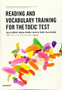 TOEIC?eXg:[fBO&amp;HLu[OꉉK-READING AND VOCABULARY TRAINING FOR THE TOEIC? TEST [Ps{i\tgJo[j] ÉƑA qA Geoffry Tozer;