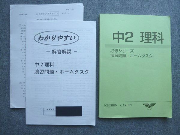 市進学院 中2 理科 必修シリーズ 演習問題 ホームタスク ☆ 014S2B
