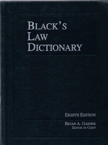 Black&#039;s Law Dictionary (BLACK&#039;S LAW DICTIONARY (STANDARD EDITION)) Garner， Bryan A.