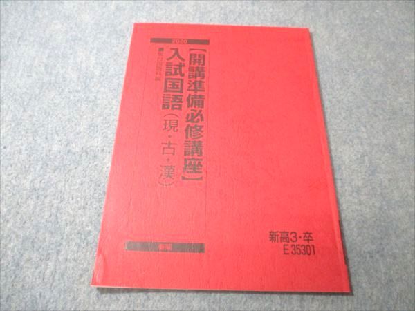 VV19-098 駿台 開講準備必修講座 入試国語(現・古・漢) 2020 春期 03 s0B