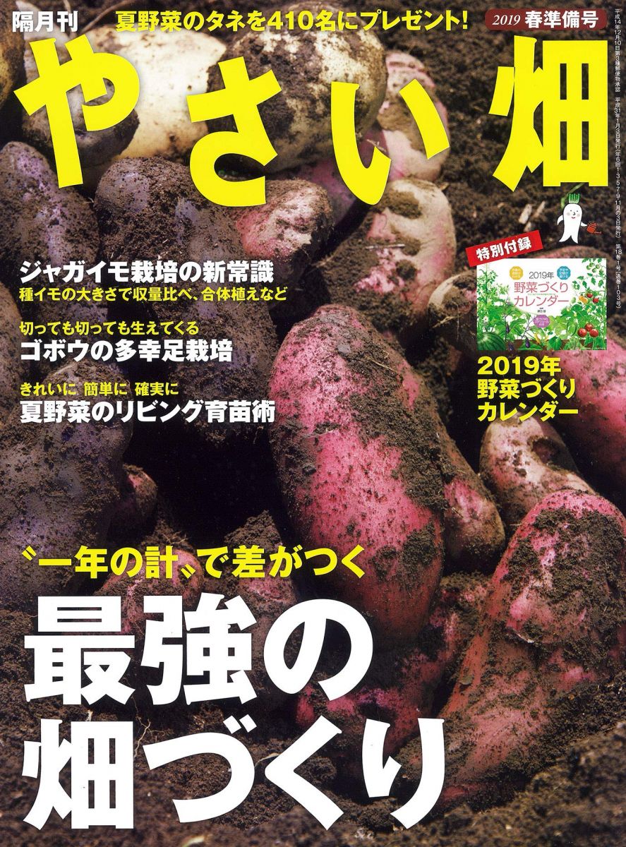 やさい畑 春準備号 2019年 2月号