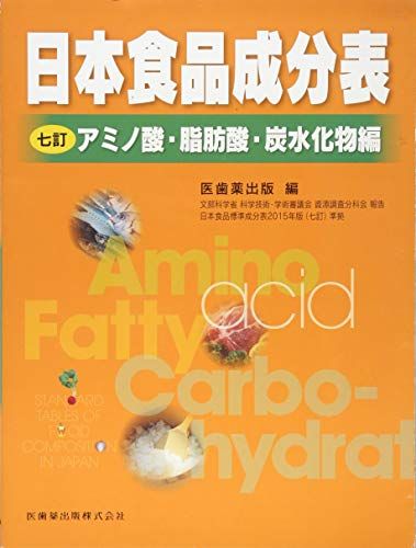 日本食品成分表2015年版(七訂)アミノ