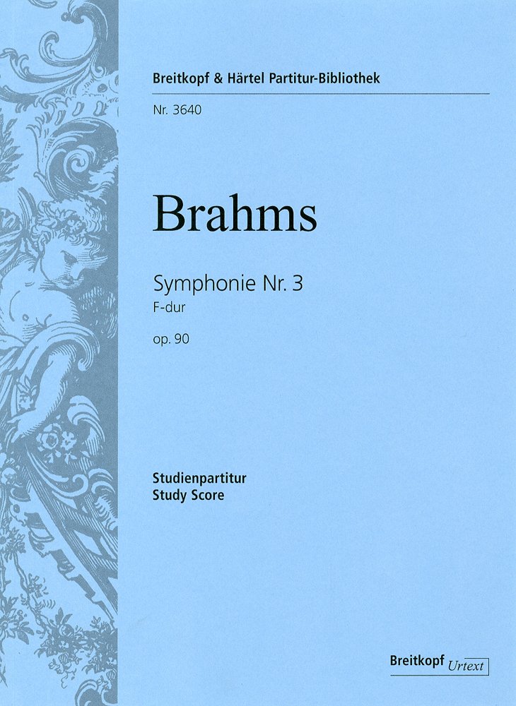ブラームス: 交響曲 第3番 へ長調 Op.90/ブライトコップ &amp; ヘルテル社/小型スコア