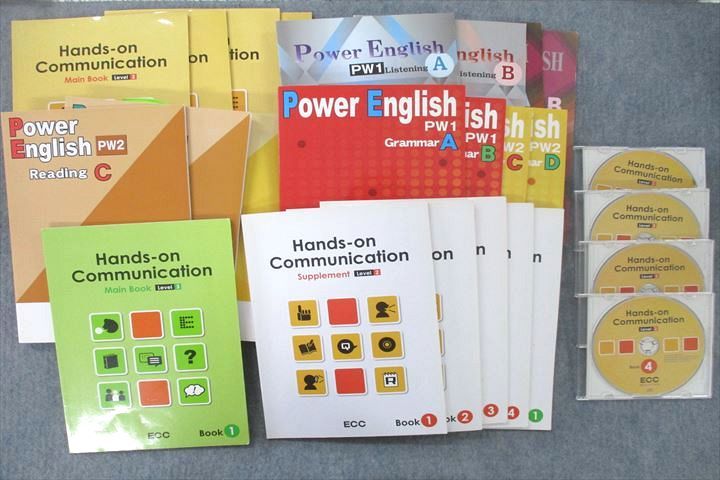 UW26-119 ECC Hand-on Communication/Supplement/Power English等 テキストセット 2011/2012 計22冊 CD11枚付 00L4D