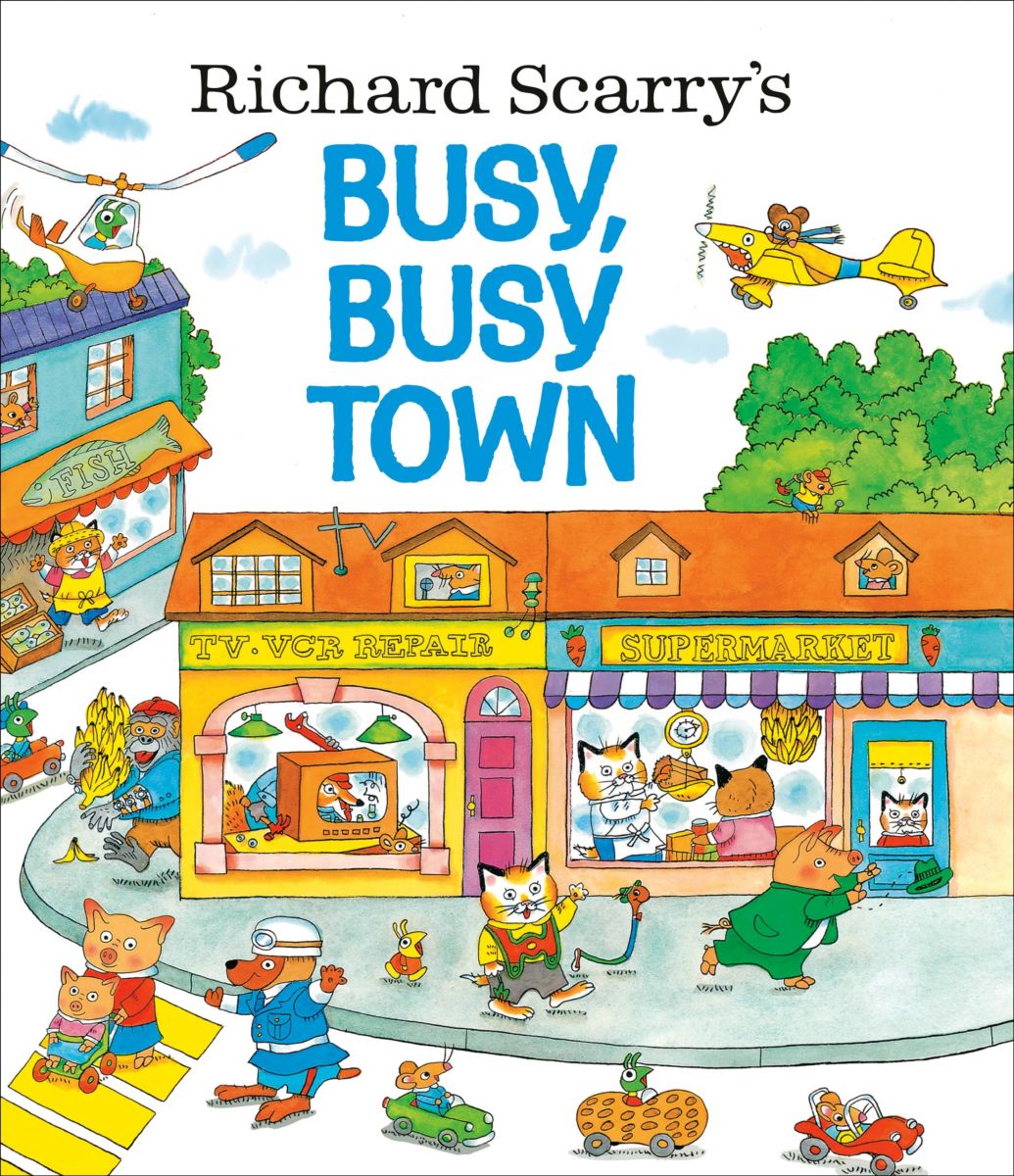 Richard Scarry's Busy， Busy Town (Golden Look-look Book)