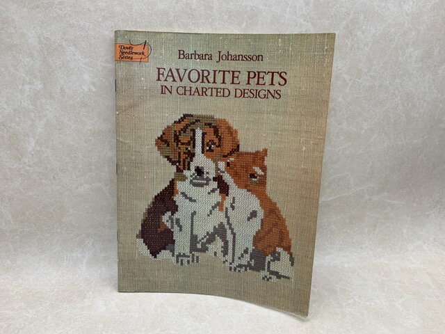 【中古】 洋書　動物の刺繍　FAVORITE PETS / Barbara Johansson