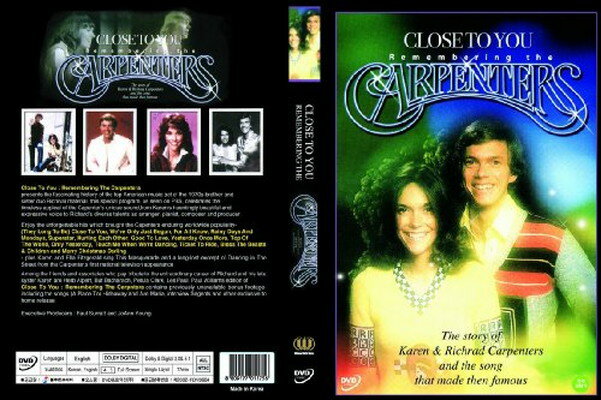 【中古】Close To You - Remebering the Carpenters DVD (Import,region Free,sealed,new)