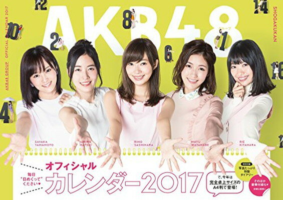 【中古】AKB48グループ オフィシャルカレンダー2017 ( カレンダー )