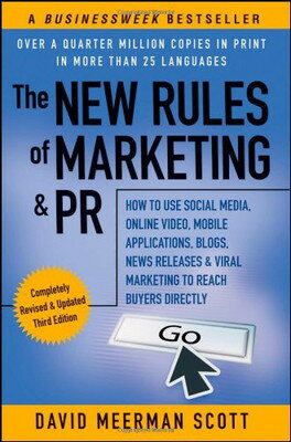 【中古】The New Rules of Marketing & PR: How to Use Social Media, Online Video, Mobile Applications, Blogs,